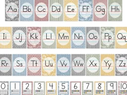 Classroom Cottage Alphabet Card Bulletin Board Set