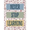 Classroom Cottage Never Stop Learning Poster