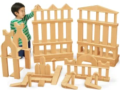 Classroom Hardwood Unit Blocks - Builder Set