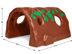 Climb & Play Log Hideaway