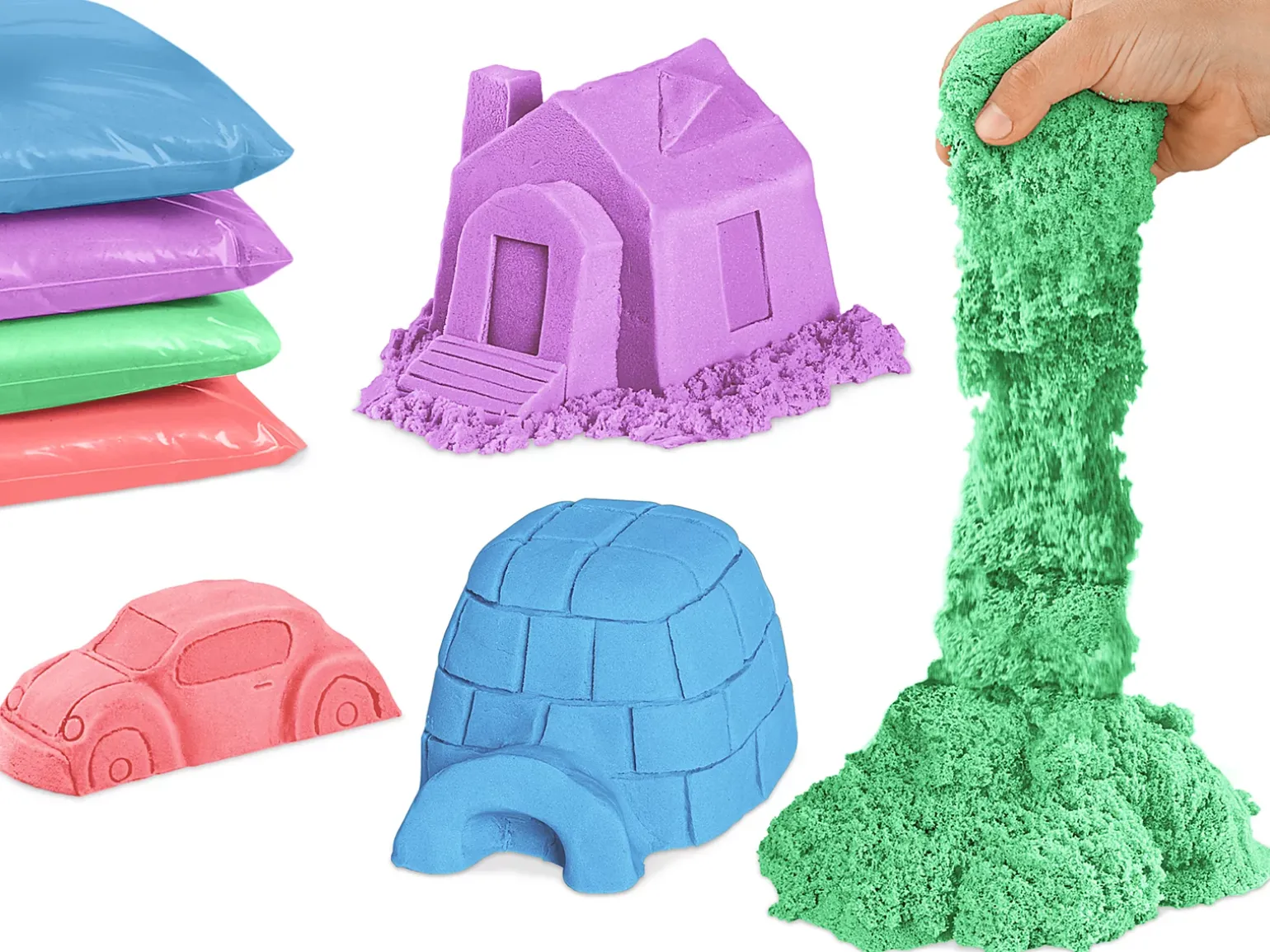 Colored Mold & Play Sensory Sand