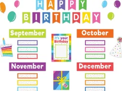 Colorful Birthday Bulletin Board Set