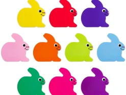 Colorful Bunny Accents