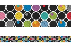 Colorful Chalkboard Double-Sided Border