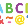 Colorful Classic 2" Magnetic Punch-Out Letters