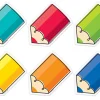 Colorful Doodle Pencil Mini Accents