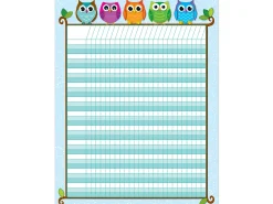 Colorful Owl Incentive Chart