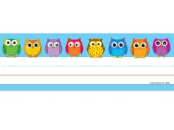 Colorful Owl Nameplates