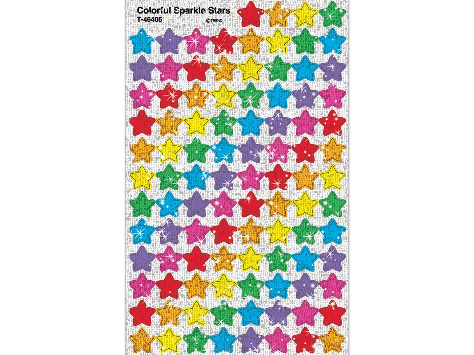 Colorful Sparkle Star Stickers
