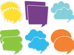 Colorful Speech & Thought Bubble Accents