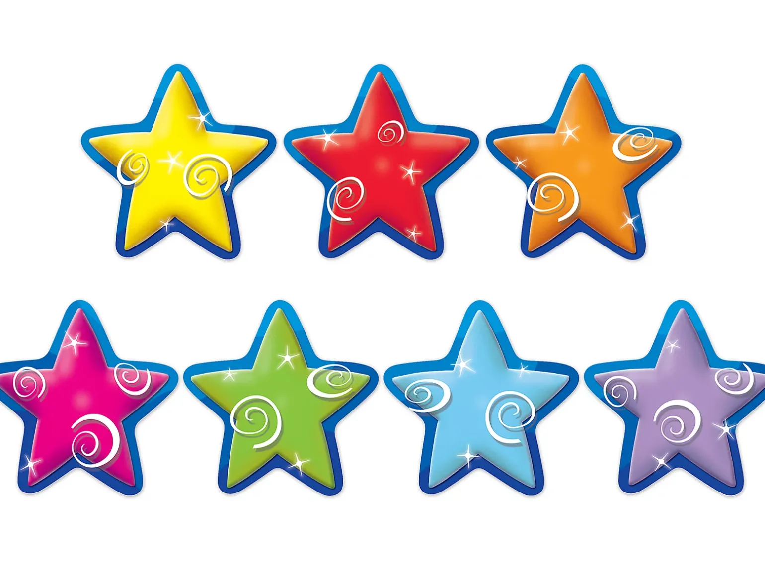 Colorful Star Mini Accents