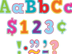 Colorful Vibes 4" Punch-Out Letters