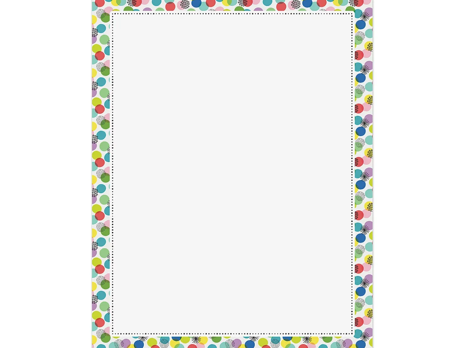 Color Pop Blank Chart