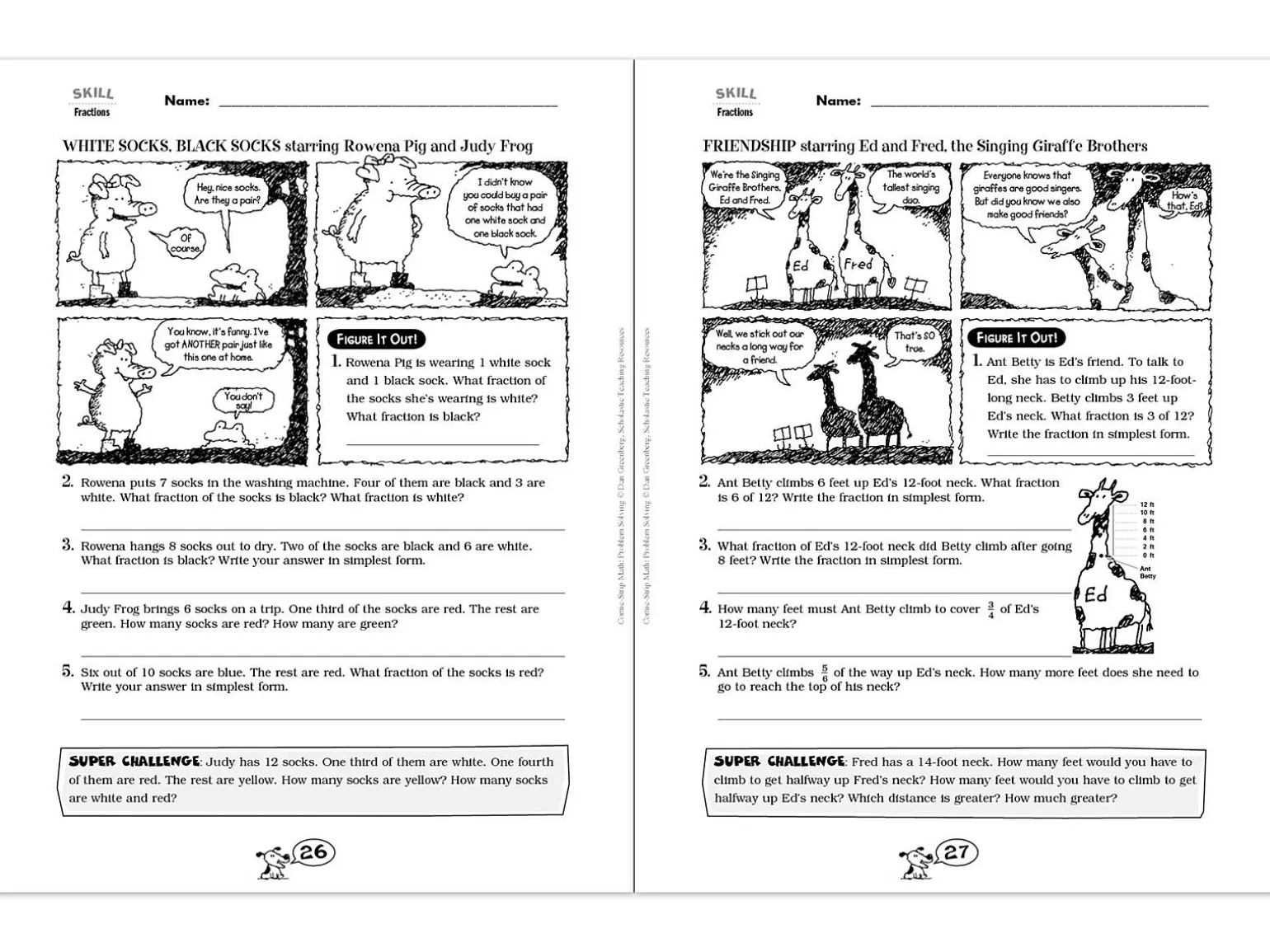 Comic-Strip Math Workbook