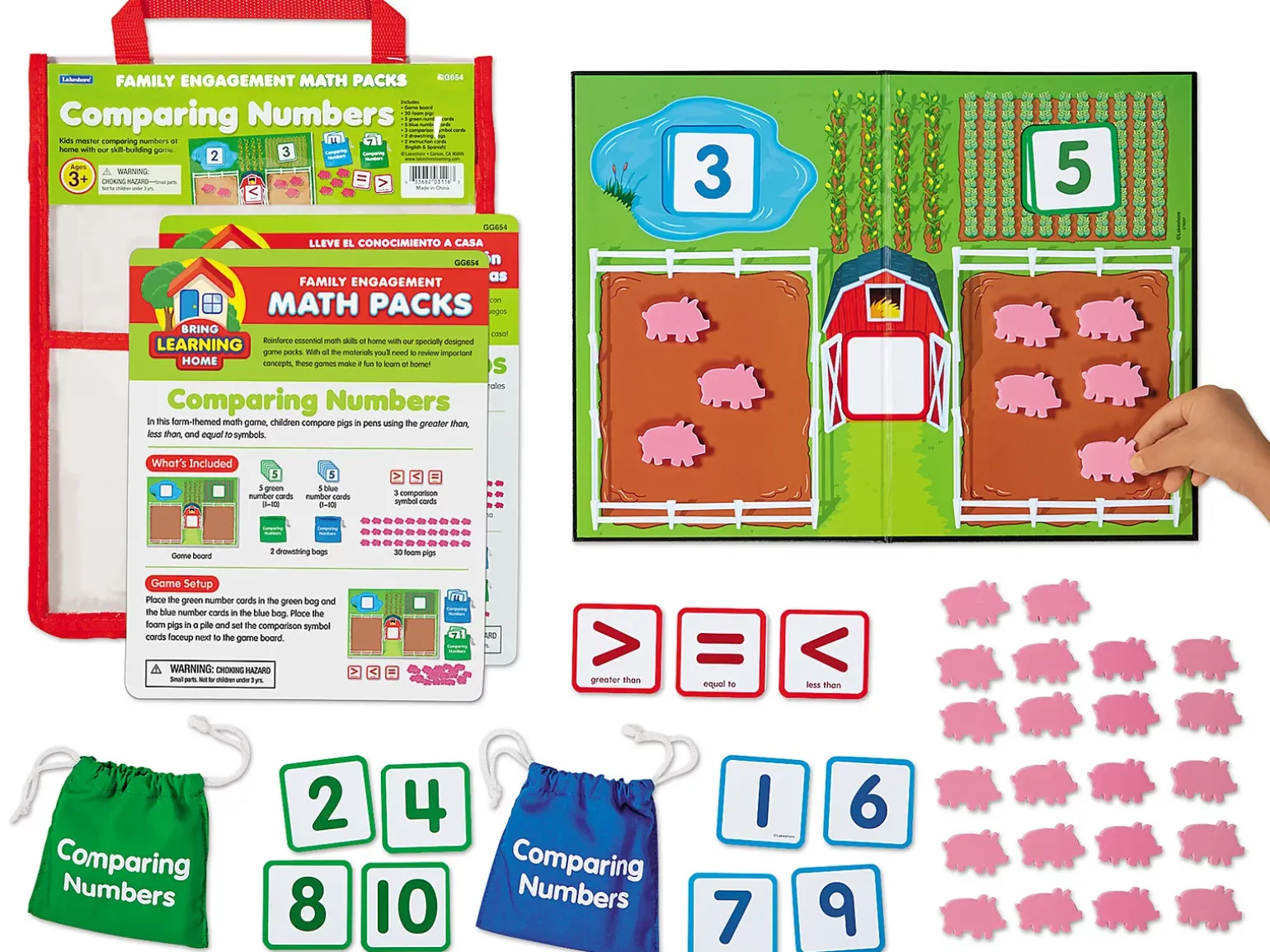 Comparing Numbers Family Engagement Pack