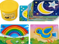 Complete-The-Scene Dough Mats - Our Natural World