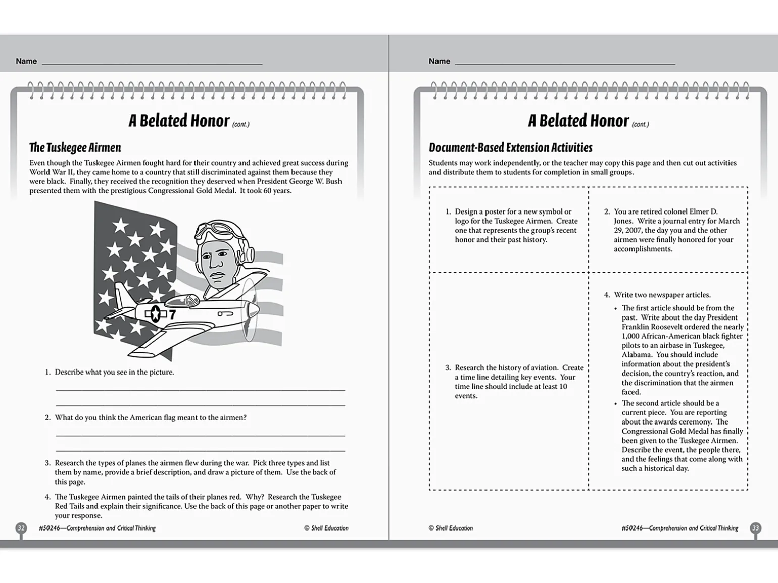 Comprehension and Critical Thinking Workbook - Gr. 6