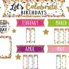 Confetti Birthday Bulletin Board Set