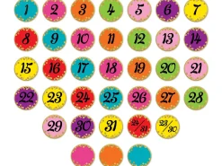 Confetti Calendar Mini Accents