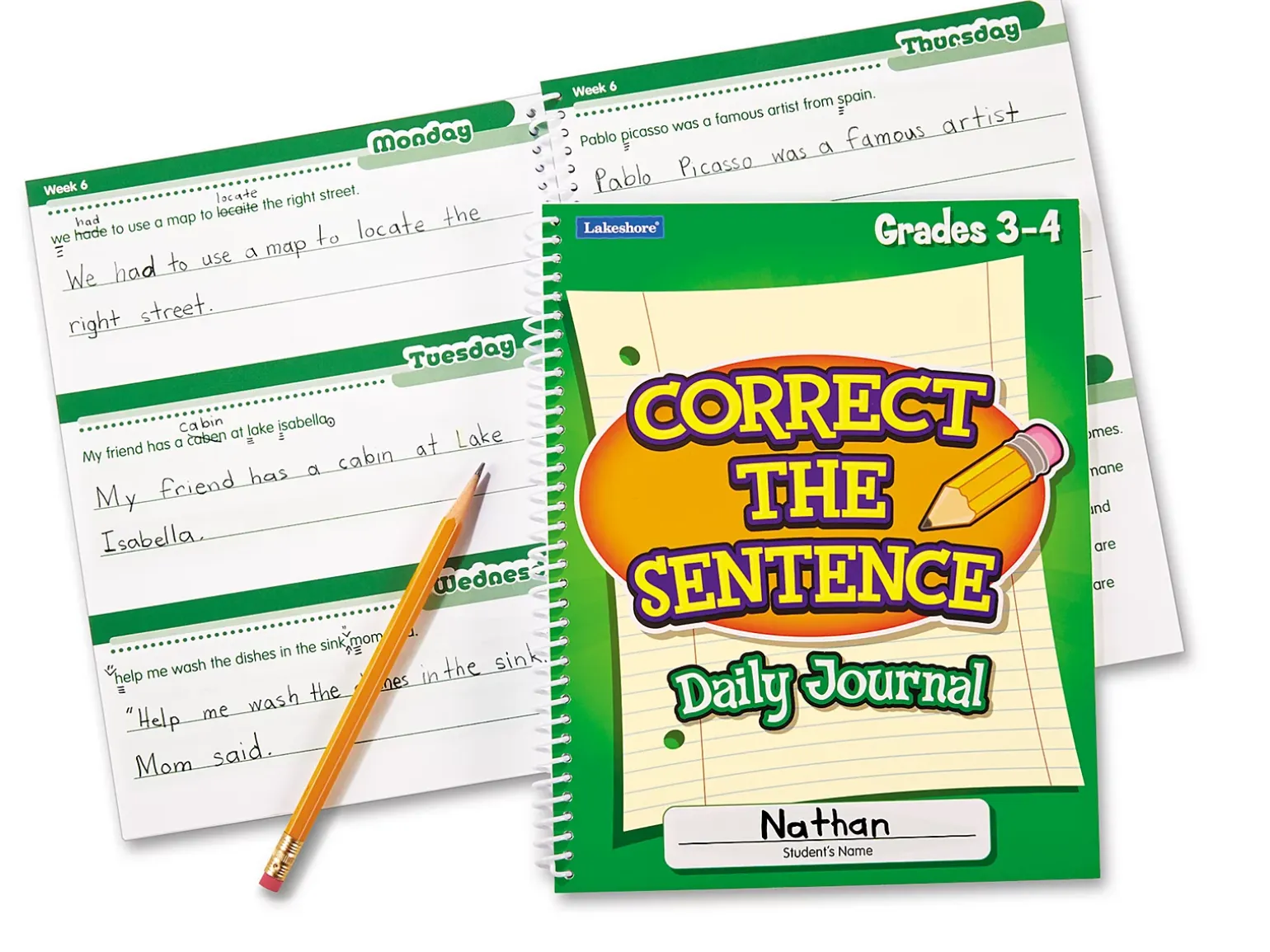 Correct the Sentence! Daily Journal - Gr. 3-4