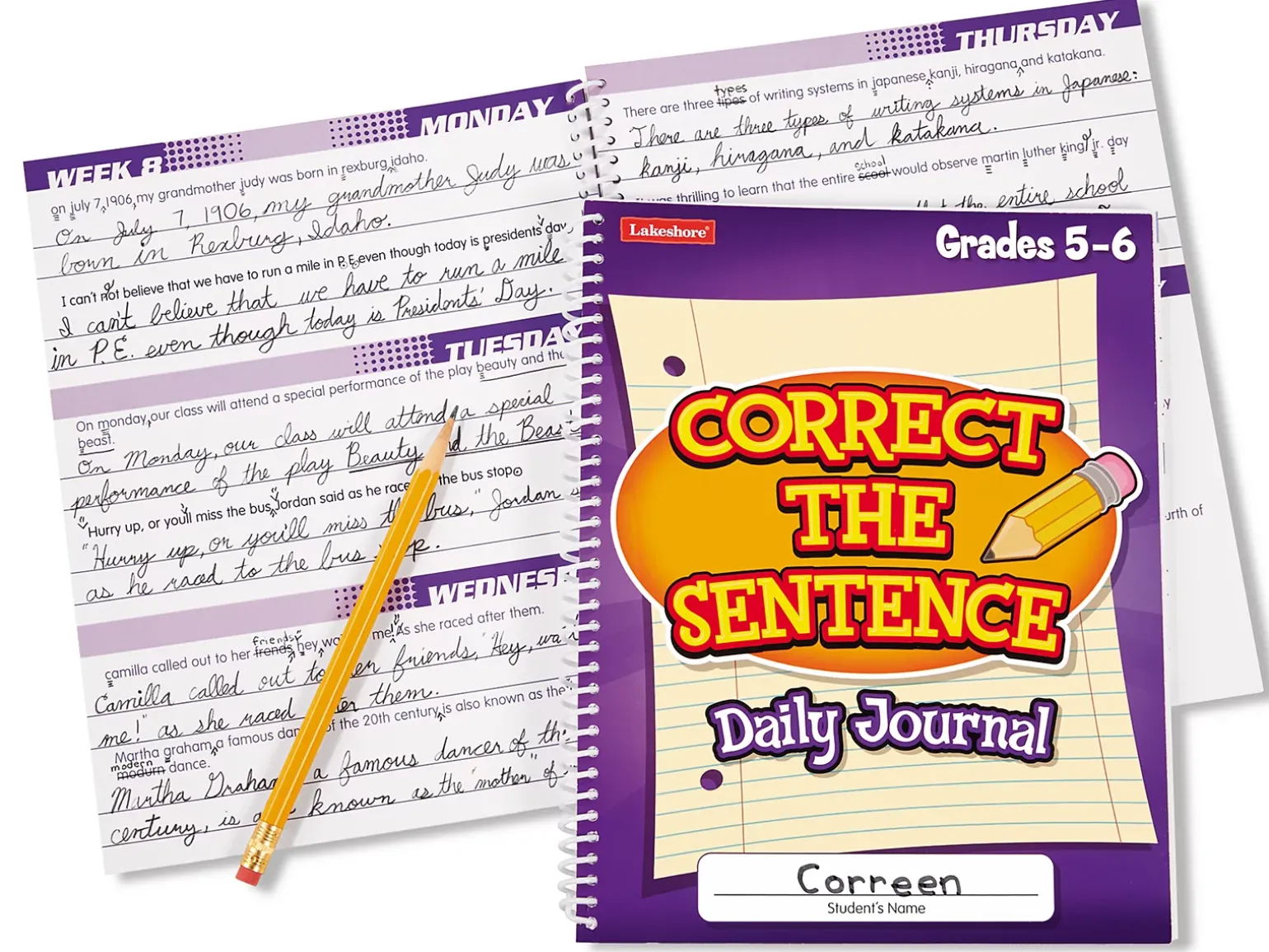 Correct the Sentence! Daily Journal - Gr. 5-6