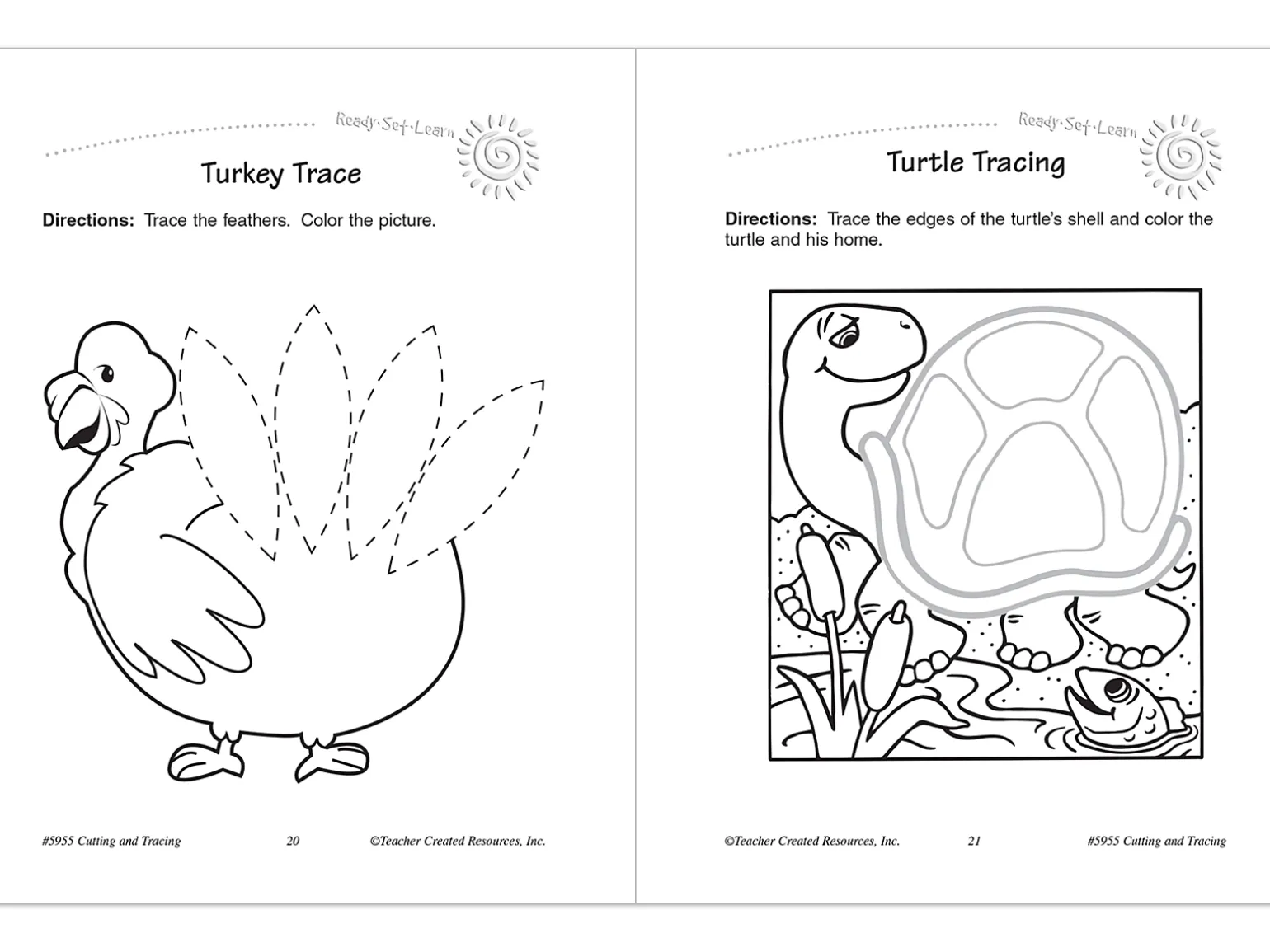 Cutting & Tracing Activity Book