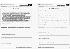 Daily Reading Comprehension Activities Workbook - Gr. 7