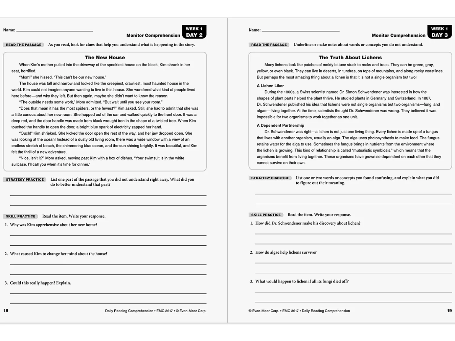 Daily Reading Comprehension Activities Workbook - Gr. 7
