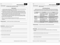 Daily Reading Comprehension Activities Workbook - Gr. 7
