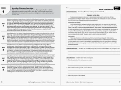 Daily Reading Comprehension Activities Workbook - Gr. 7