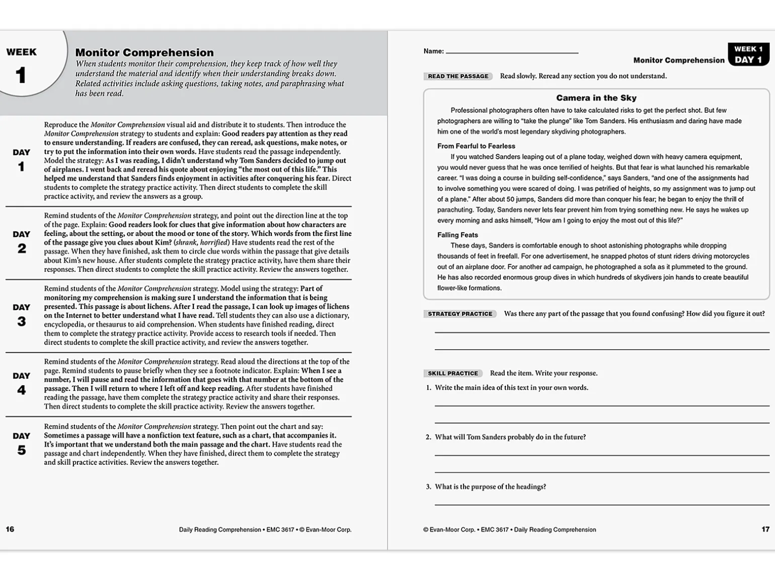 Daily Reading Comprehension Activities Workbook - Gr. 7