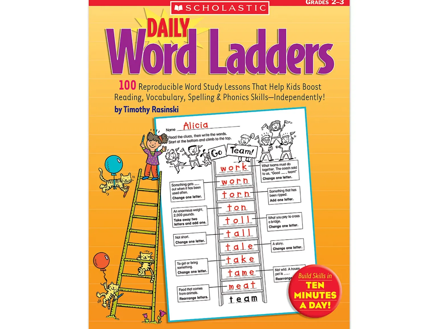 Daily Word Ladders Workbook - Gr. 2-3