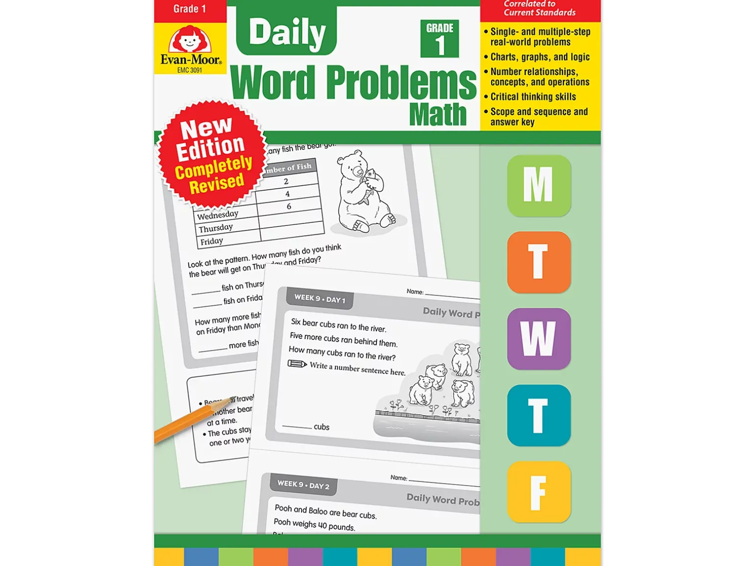 Daily Word Problems Workbook - Gr. 1