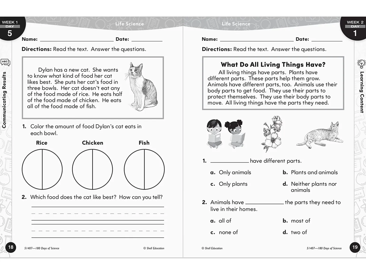 180 Days of Science Workbook - Gr. 1