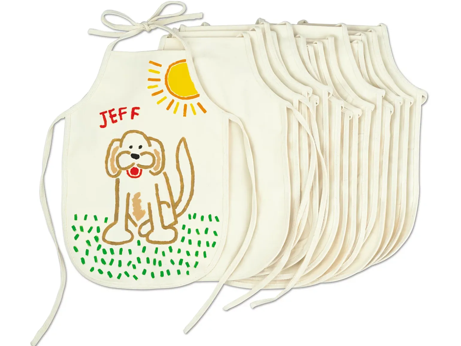 Design-Your-Own Aprons - Set of 15