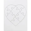 Design-Your-Own Heart Puzzles - Set of 24