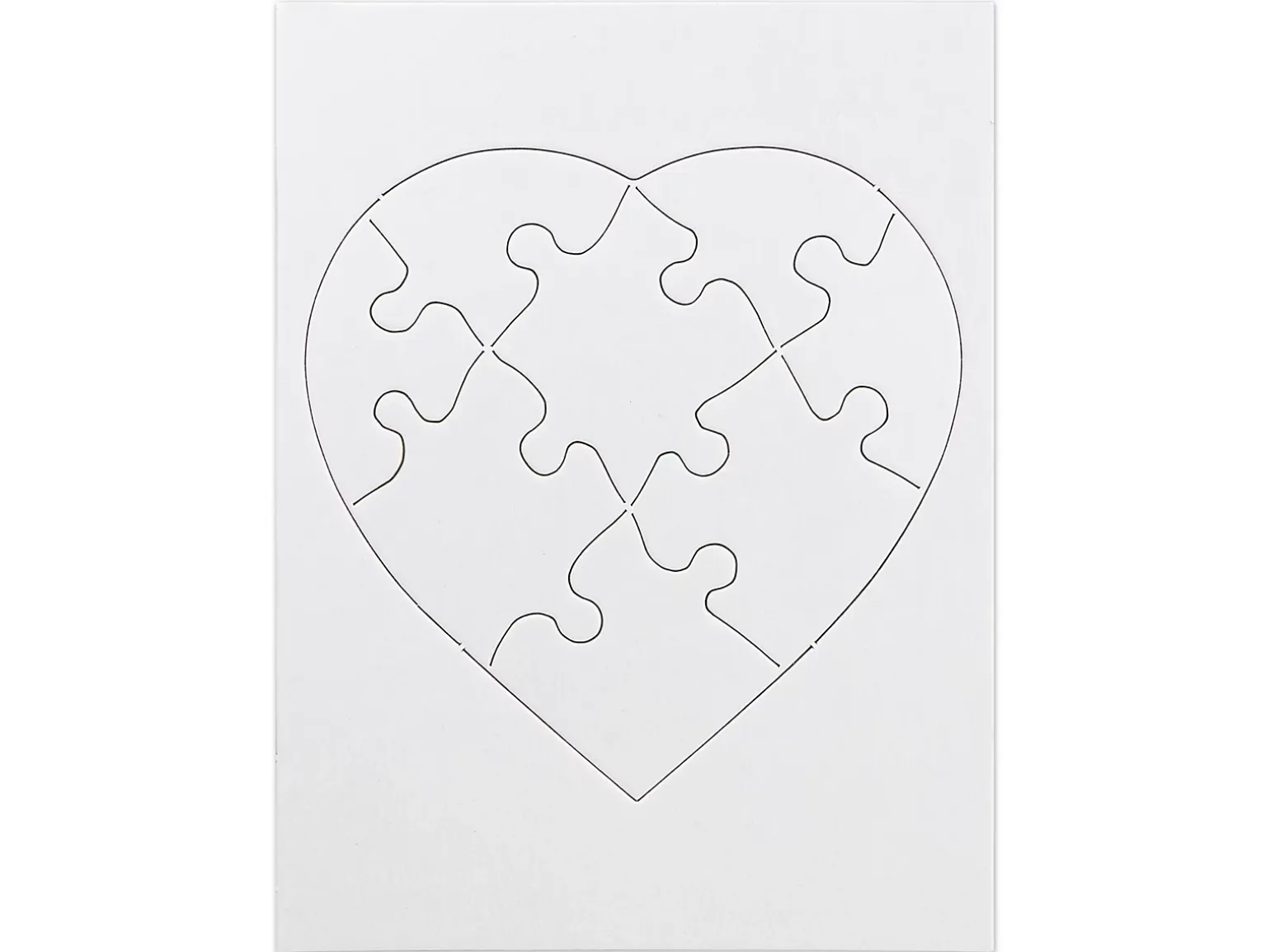 Design-Your-Own Heart Puzzles - Set of 24