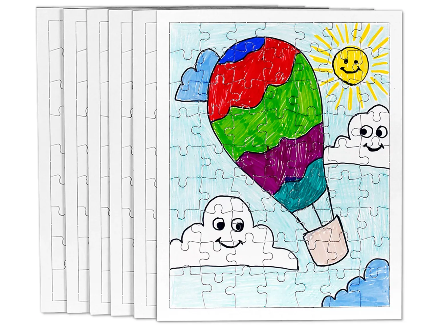 Design-Your-Own Large Puzzles - Set of 6