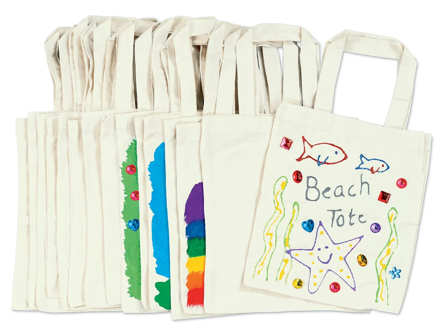 Design-Your-Own Tote Bags - Set of 15