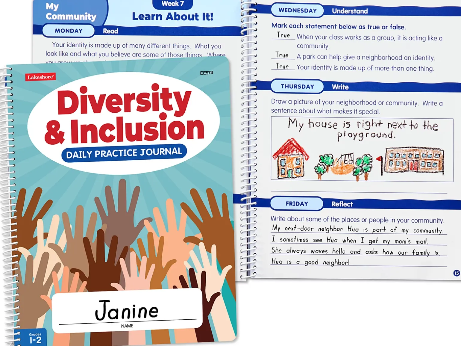 Diversity & Inclusion Daily Practice Journal - Gr. 1-2