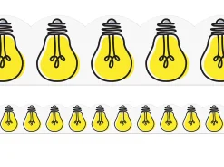 Doodle Light Bulb Scalloped Border