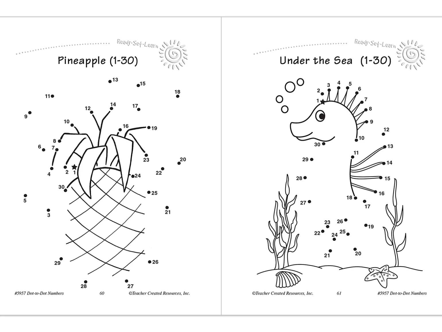 Dot-To-Dot Numbers Workbook