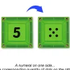 Double-Sided Magnetic Number Tiles