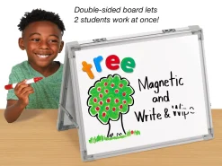 Double-Sided Write & Wipe Magnetic Easel