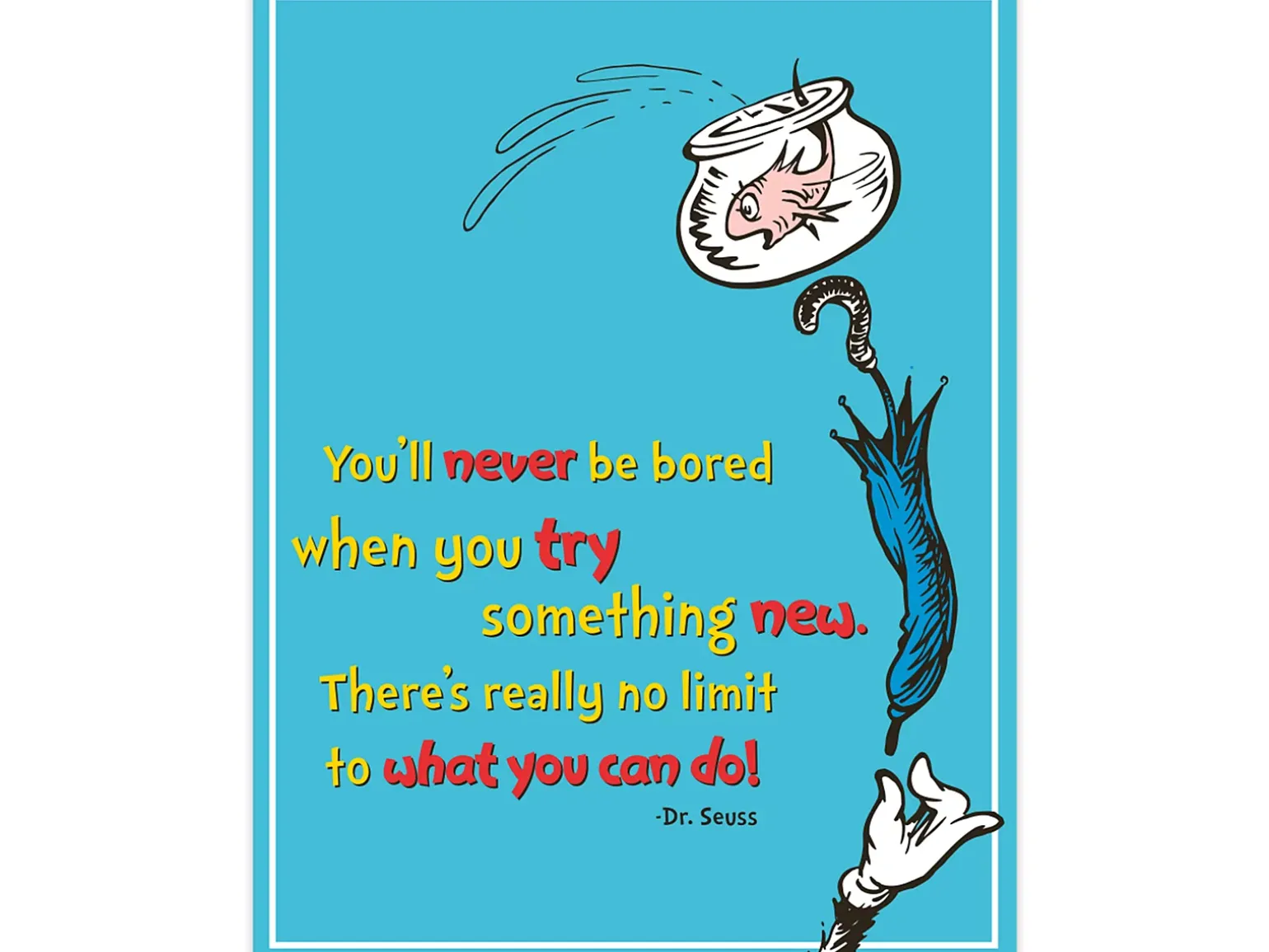 Dr. Seuss™ Try Something New Poster