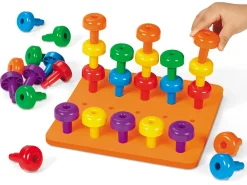 Easy-Grip Jumbo Pegs & Pegboard Set