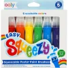 Easy Squeezable Poster Paintbrushes - Set of 6