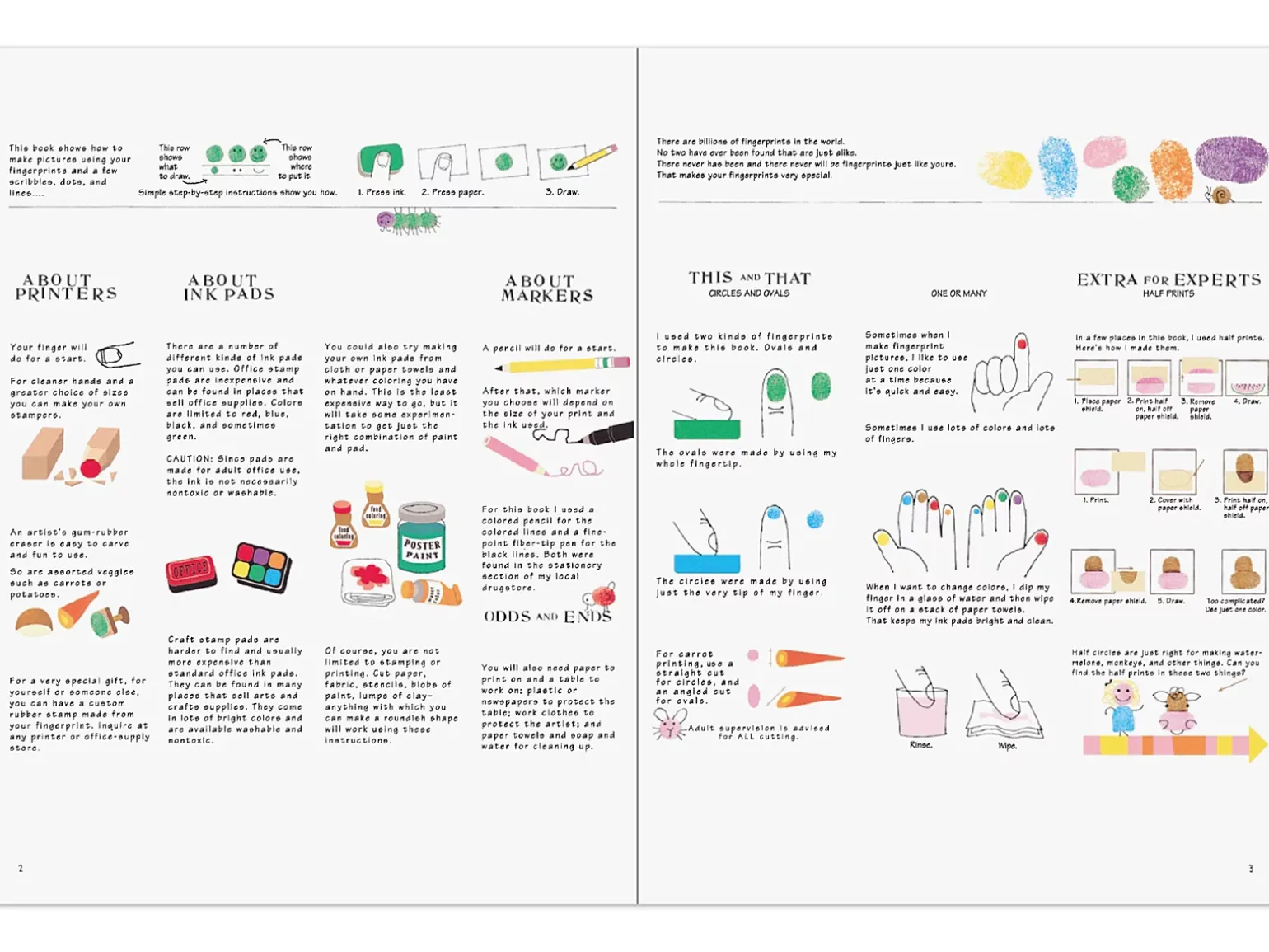 Ed Emberley’s Fingerprint Drawing Book