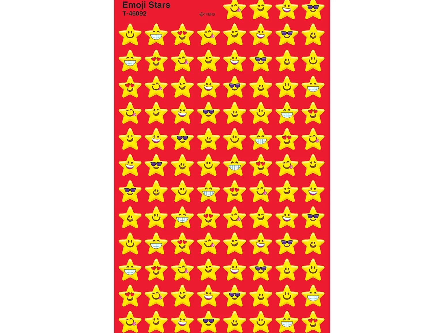 Emoji Star Mini Stickers