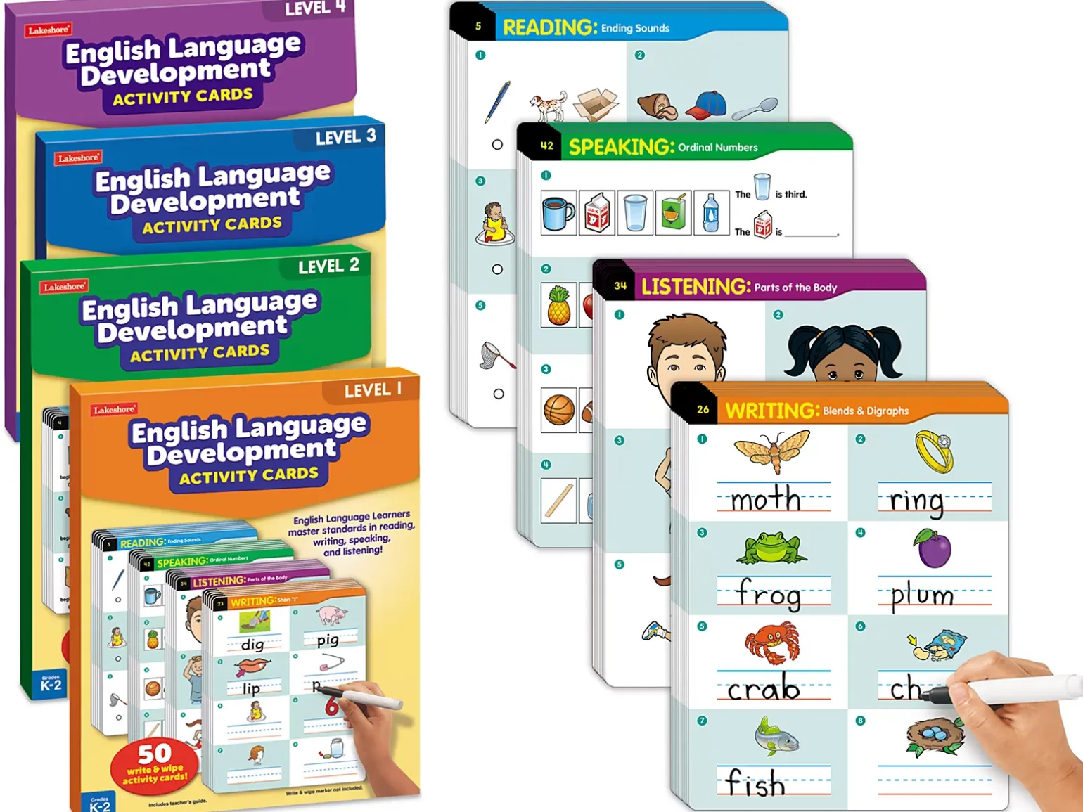 English Language Development Activity Cards - Complete Set